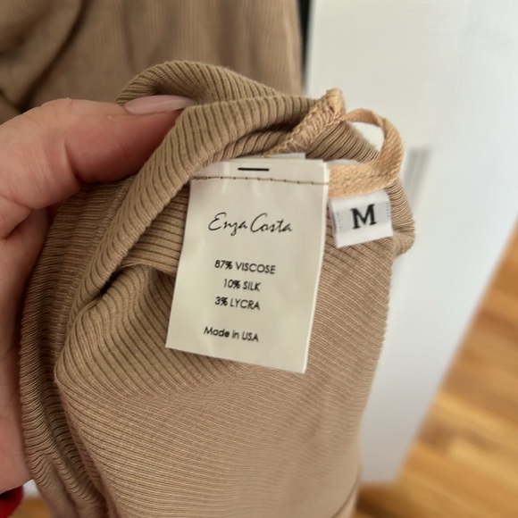 Enza Costa Tan Midi Dress - Picture 5 of 5